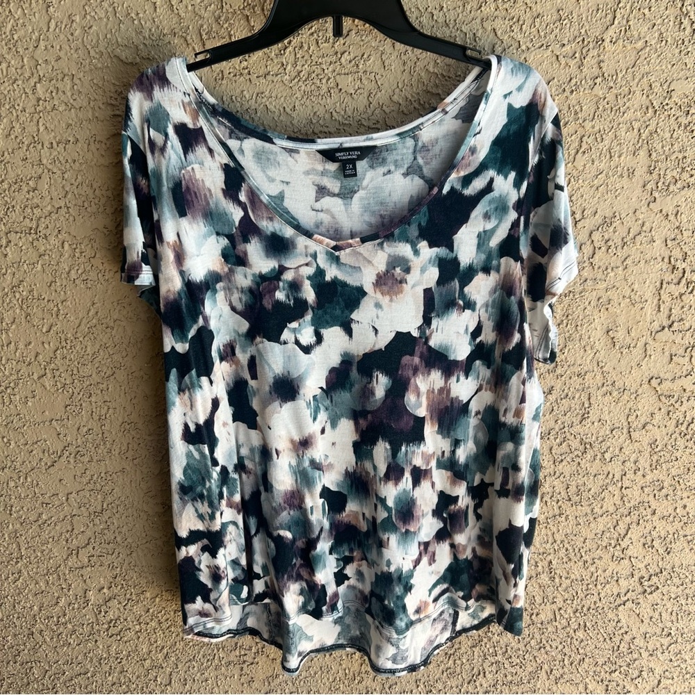 Simply vera Women's Printed Top
